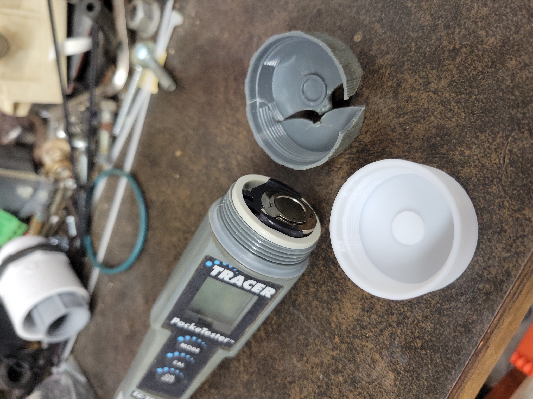 Lamotte Tracer PockeTester TDS tester battery cap