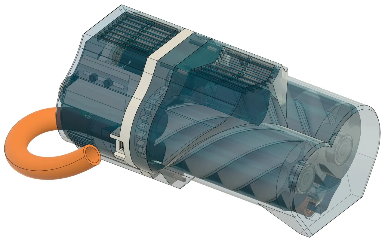 screw compressor - Rev B by MlePh | Download free STL model ...