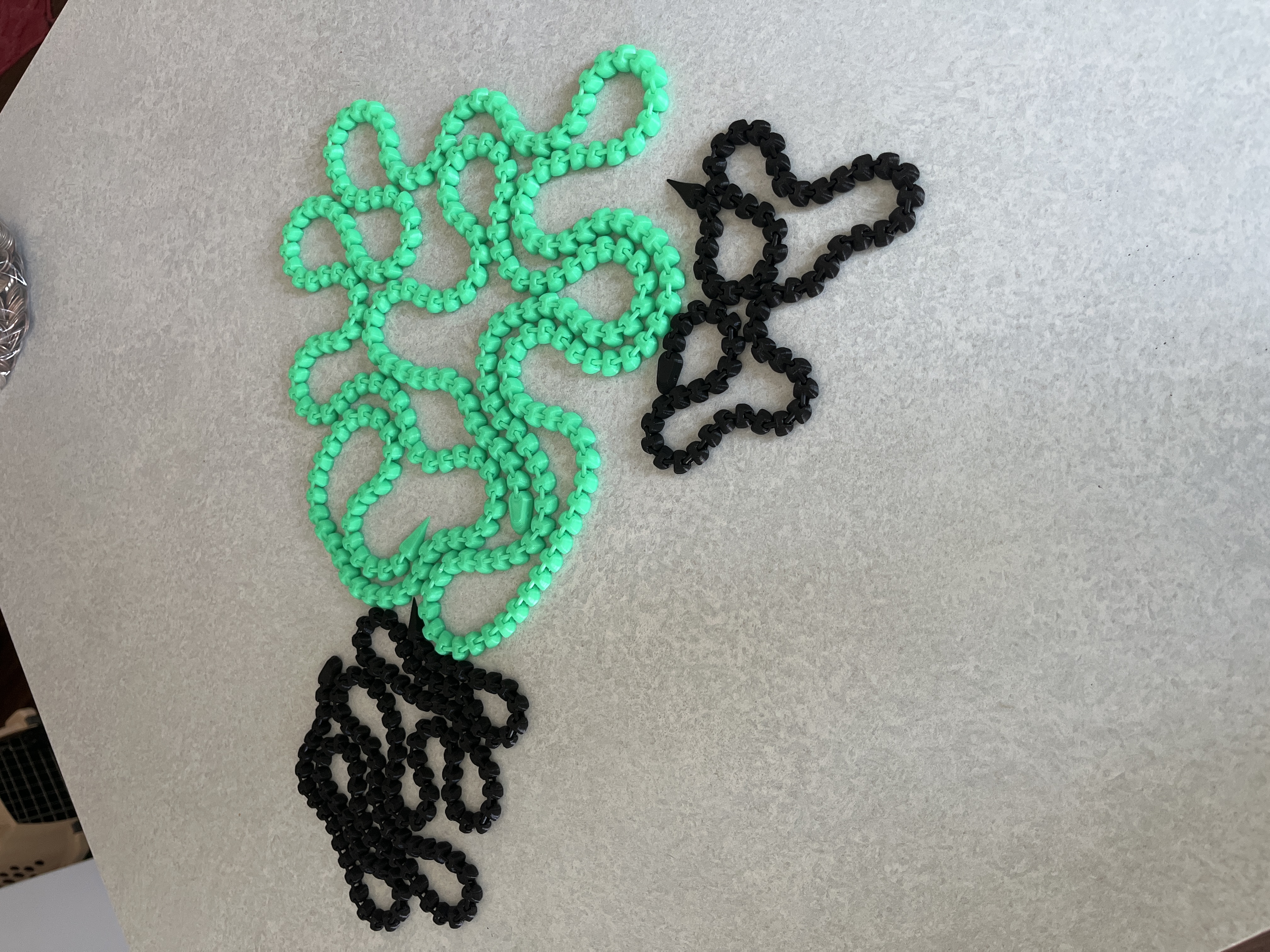 Even longer simple articulated snakes