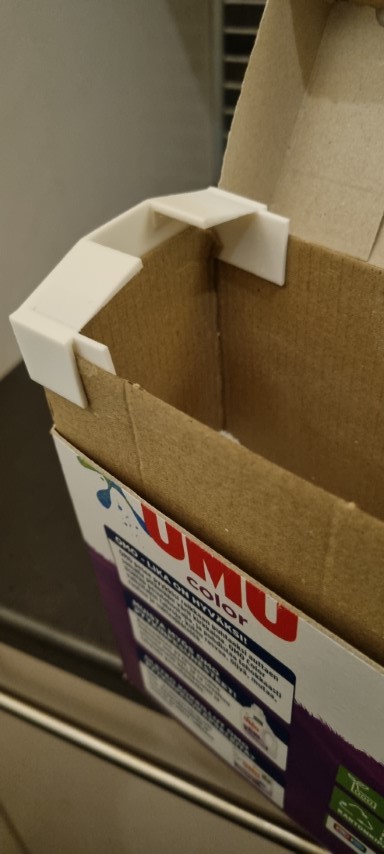 Detergent box snout