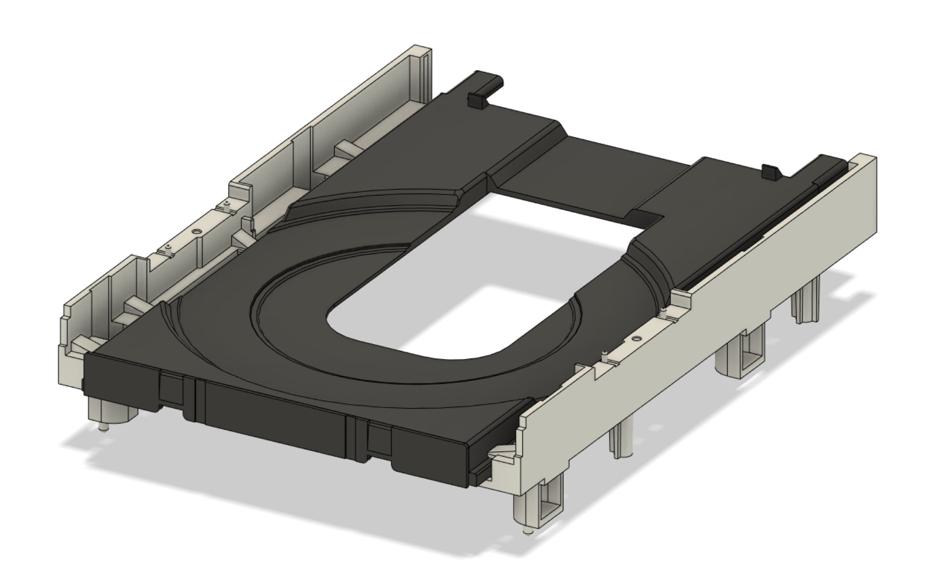 PanasonicQ GameCube Rails & Tray by RetroGameRevival Download free