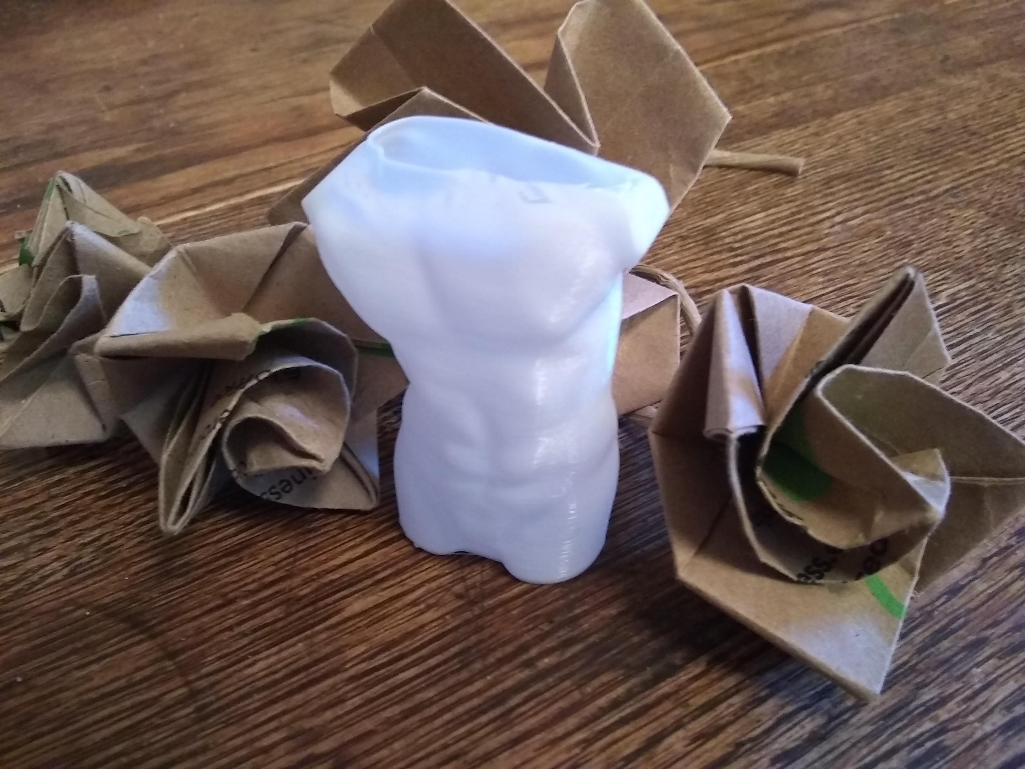 Diadumenos Ken Torso Sprial Vase