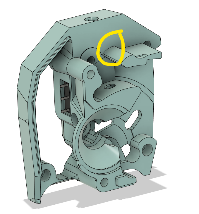 Miniatura 3 do modelo 3D Stealthburner Clockwork 2 filament sensor
