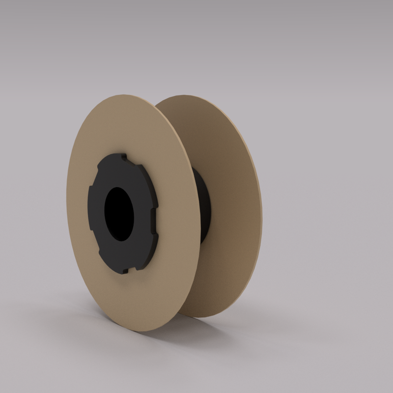 Multi Part DIY Filament Spool for small Printers by Chris_Khold ...