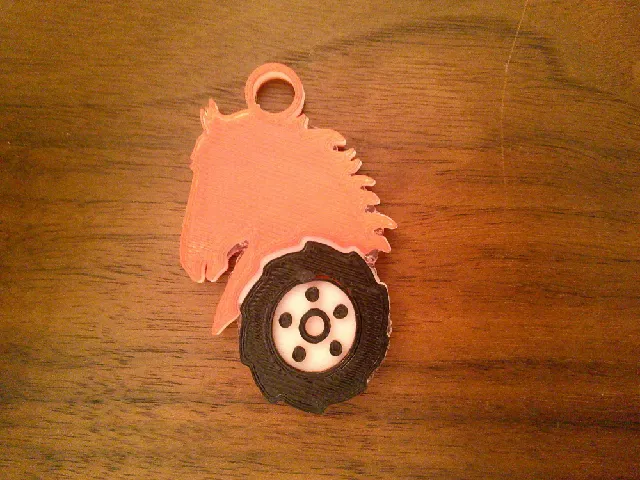 Wheel Horse Logo Keychain