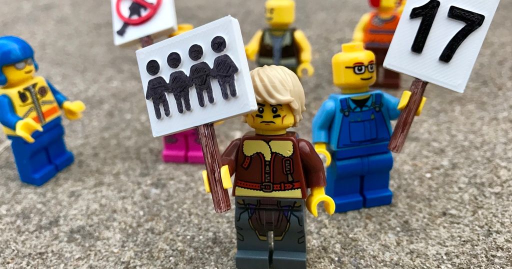 March for Our Lives Signs - MiniFig Compatible by DesignMakeTeach ...