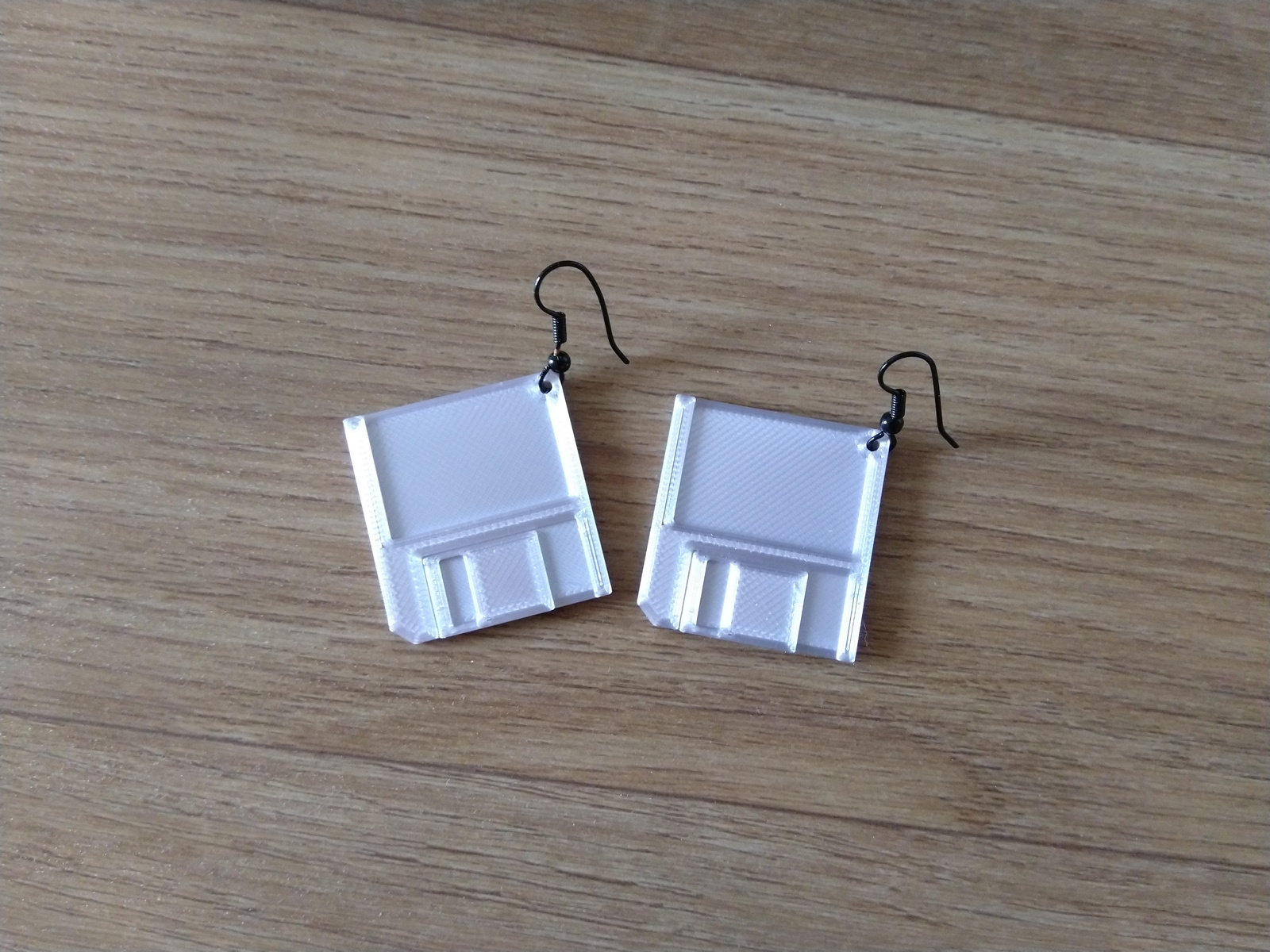 Floppy Disk 3.5 earrings