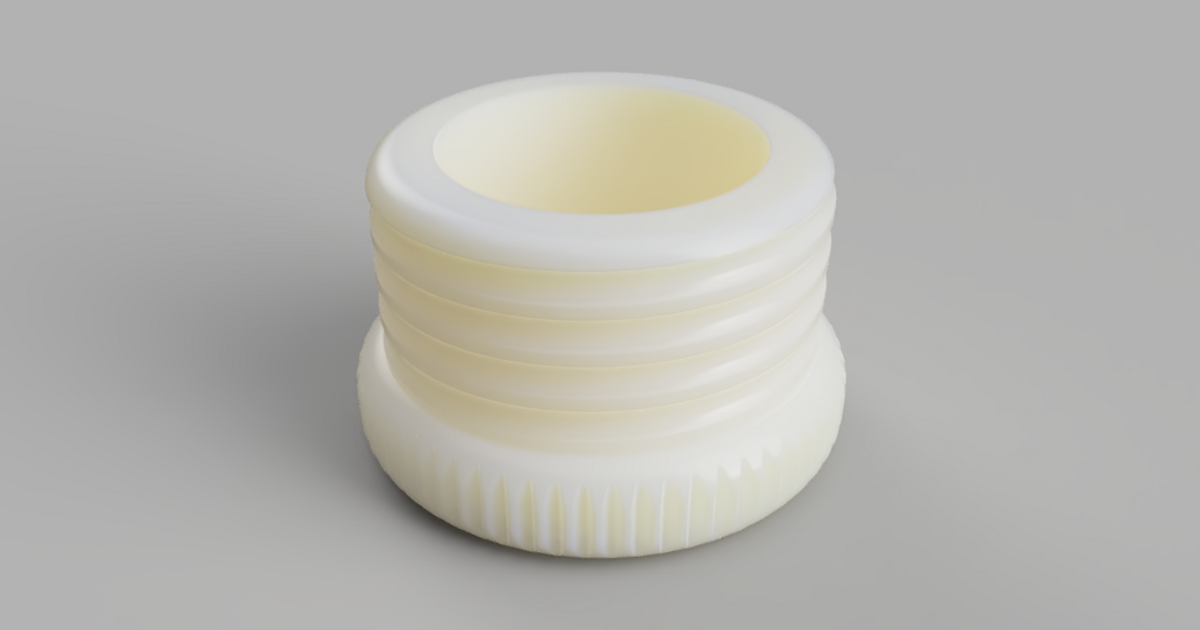 Gasmask GOST GP5 thread by demetrius | Download free STL model ...