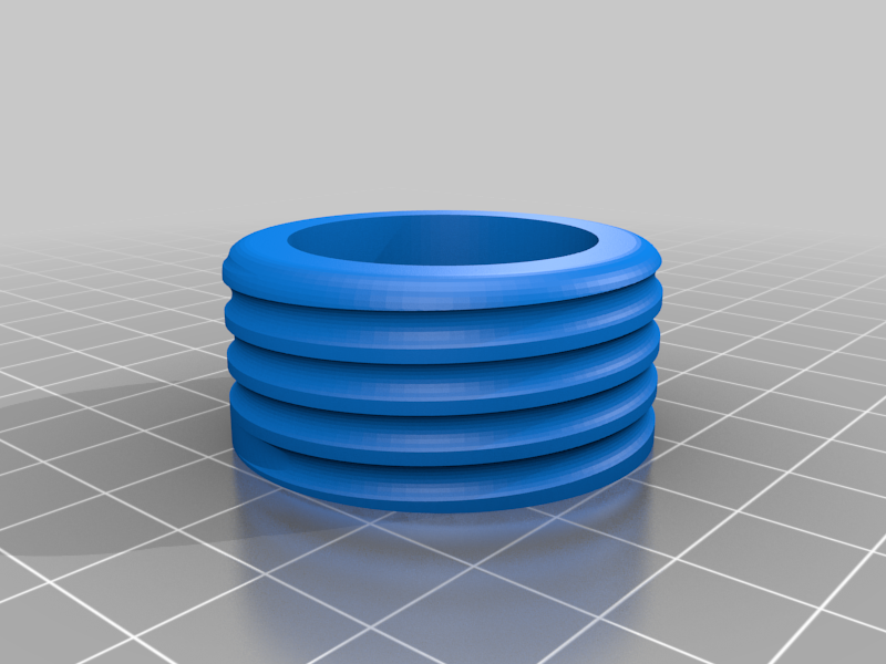 Gasmask GOST GP5 thread by demetrius | Download free STL model ...