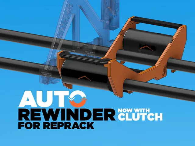 Auto-Rewind Spool Holder for RepRack