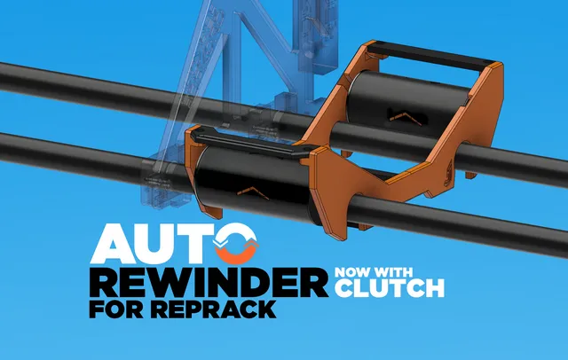 Auto-Rewind Spool Holder for RepRack