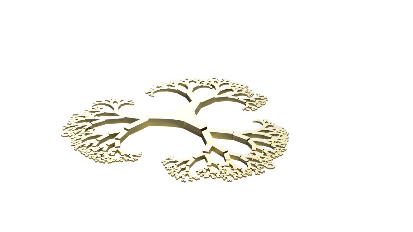 Thick Jewelry Tree Fractal