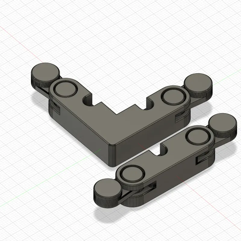 Voron 2.4 Front Panel Handle, Hinge & Magnet Latch by Jason, Download free  STL model