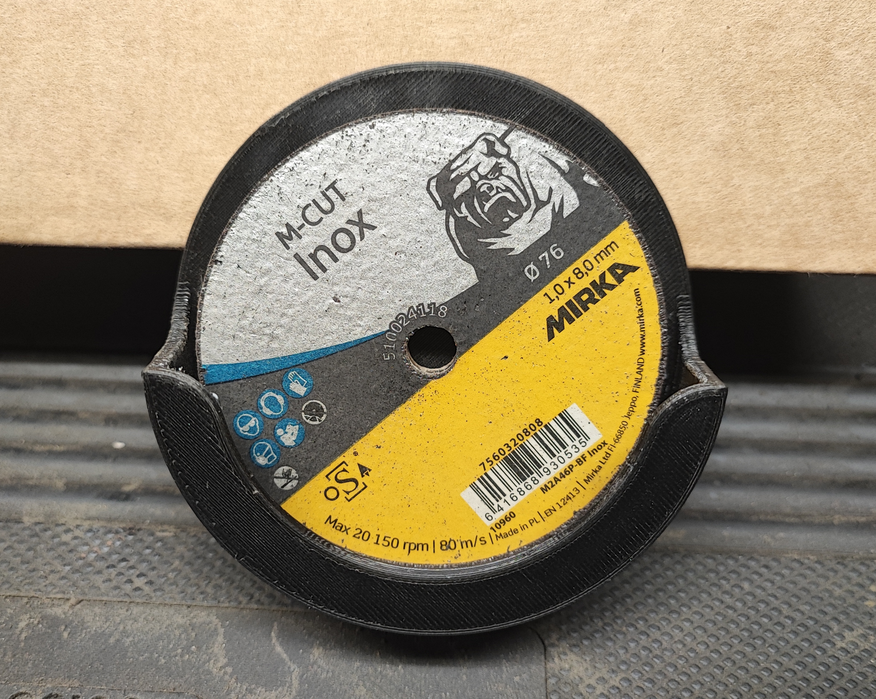 76mm grindingdisk holder for pegboard
