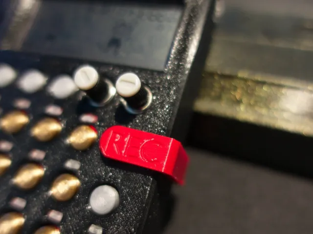 PO-33 record button clip