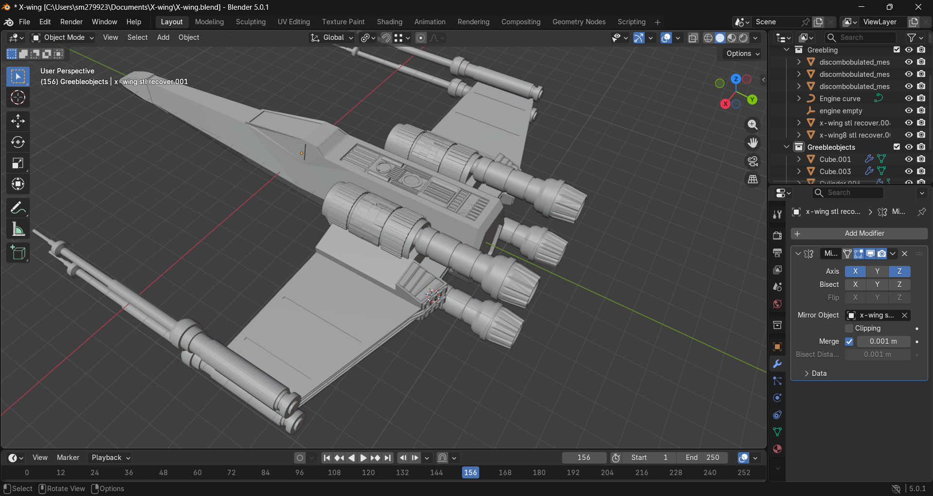 High detailed X-wing — miniatura 5