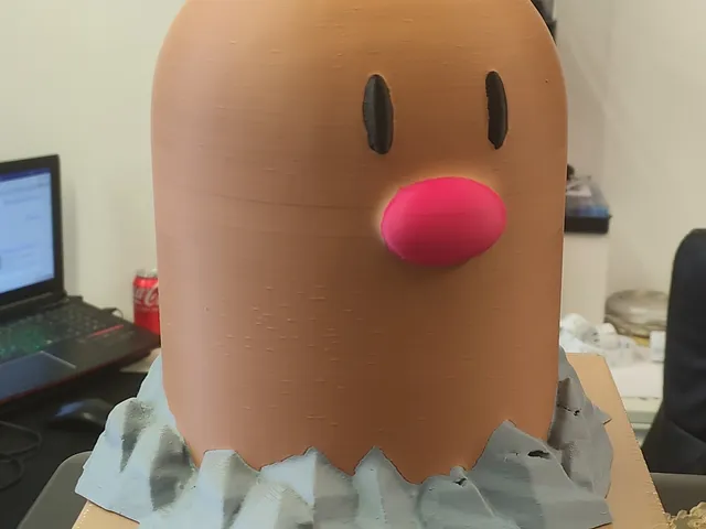 Life Sized High Poly Diglett MMU MULTI MATERIAL