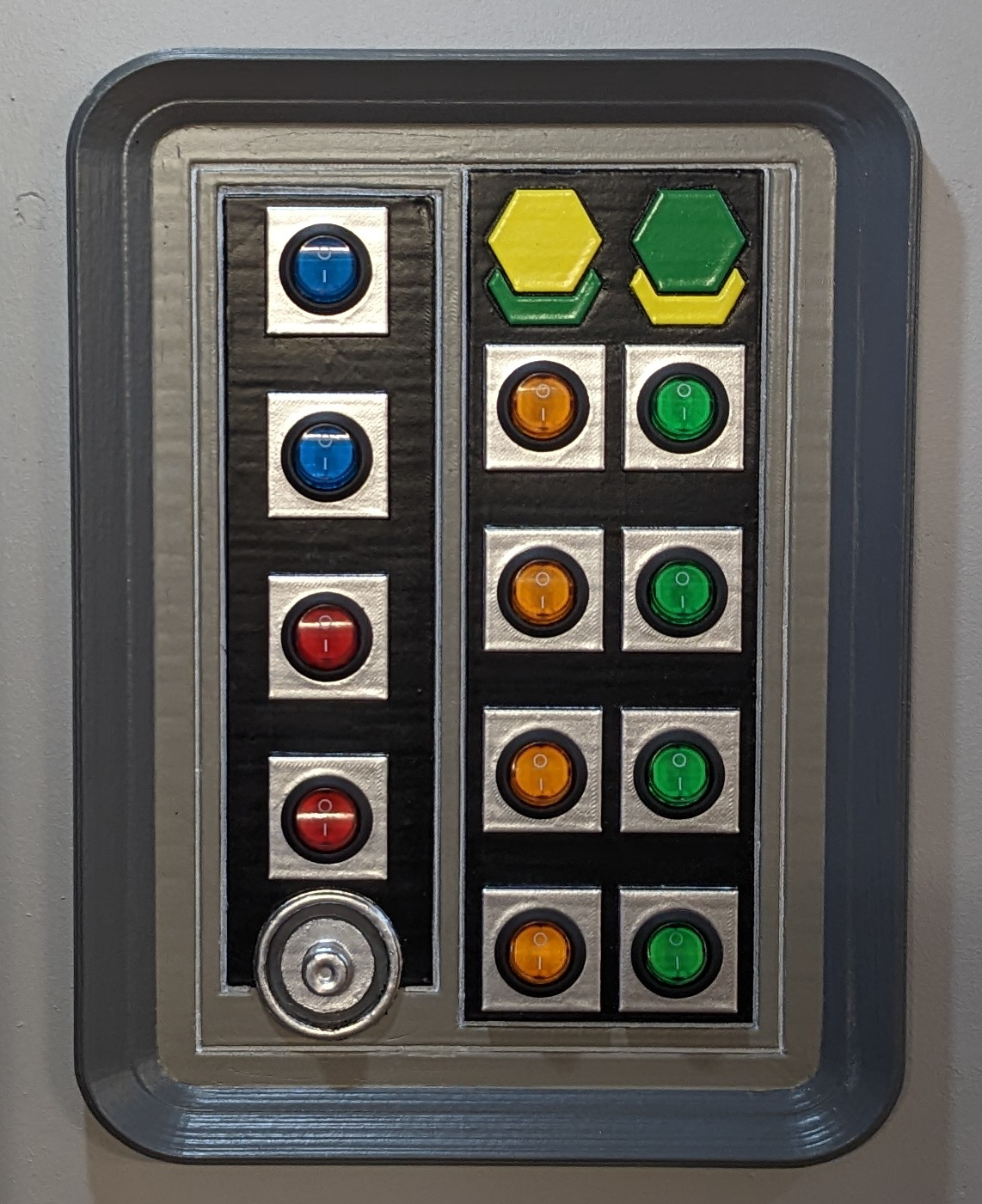 Star Wars Wall Panel 12 Holes by Retro Realistic Hobbies | Download ...