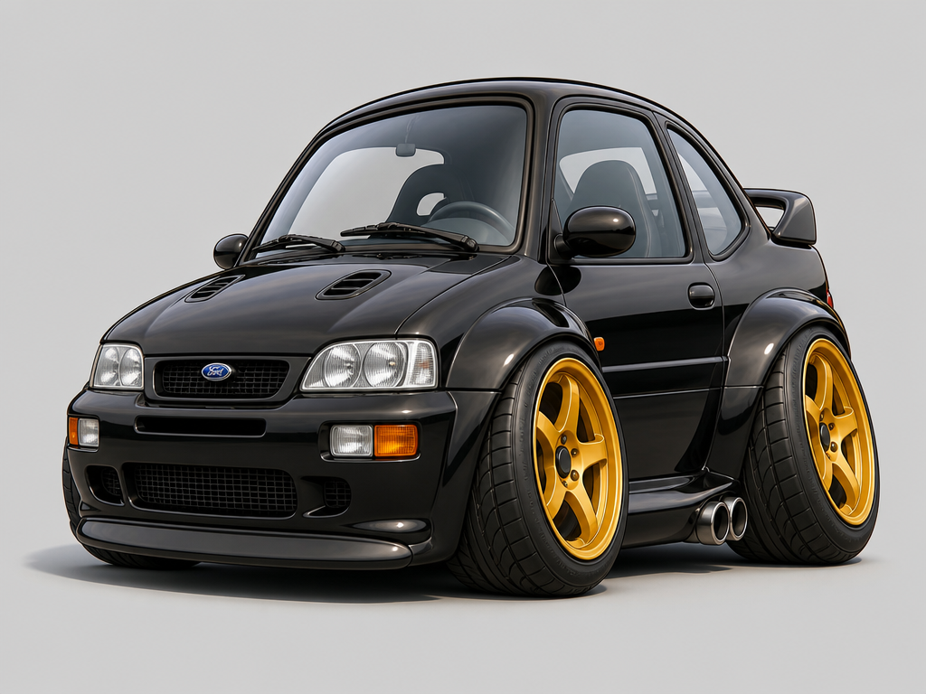 Ford Escort RS Cosworth 1992 Caricature