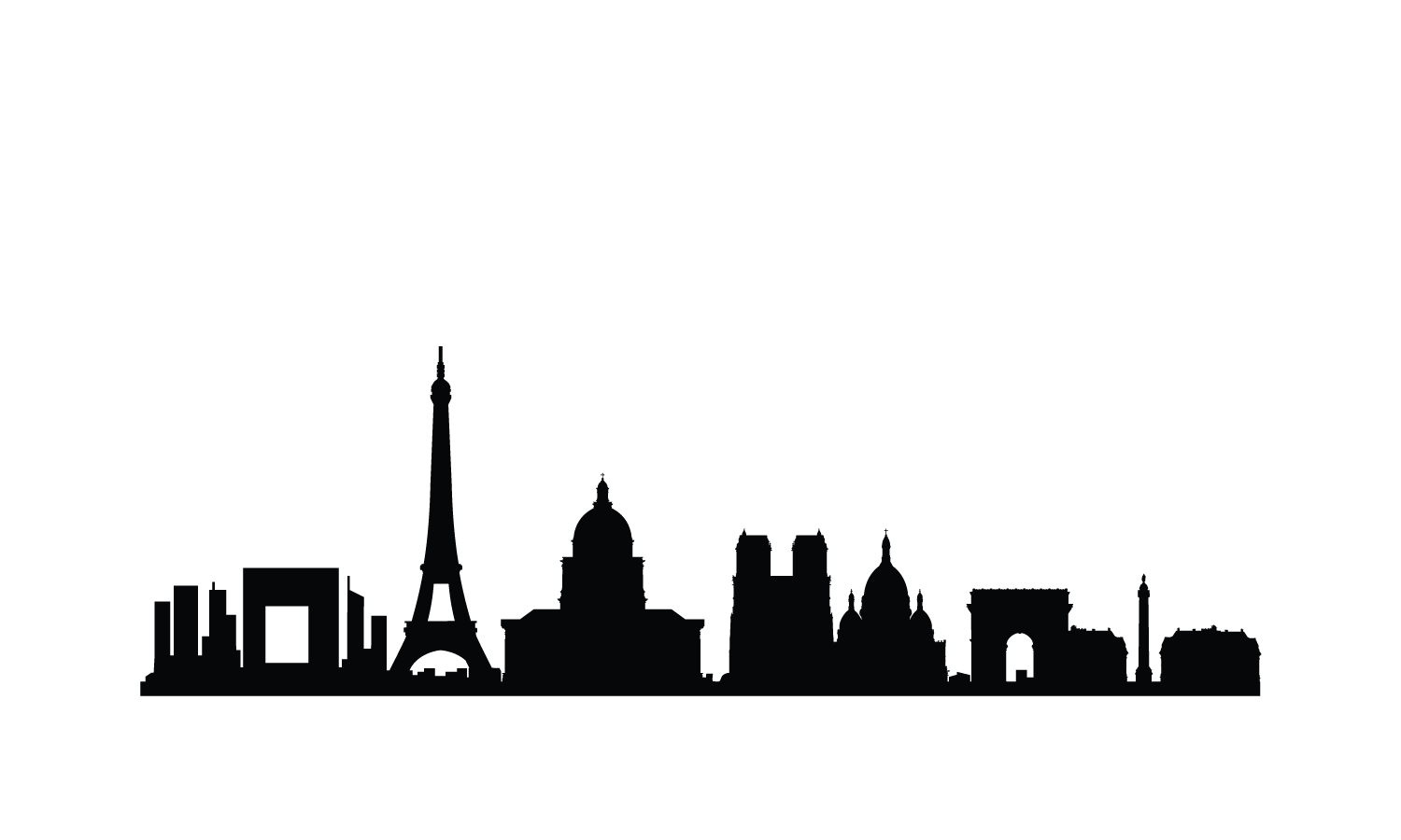 Paris City line Wall art