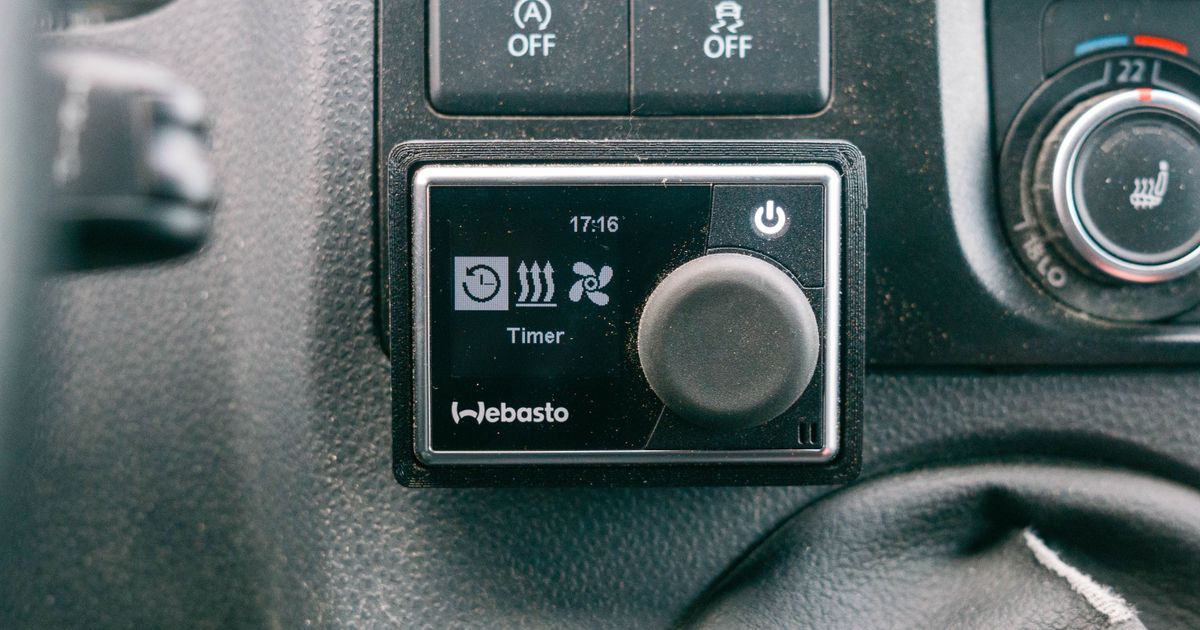Volkswagen T5 Facelift Webasto Multicontrol Dashboard holder by Schumo