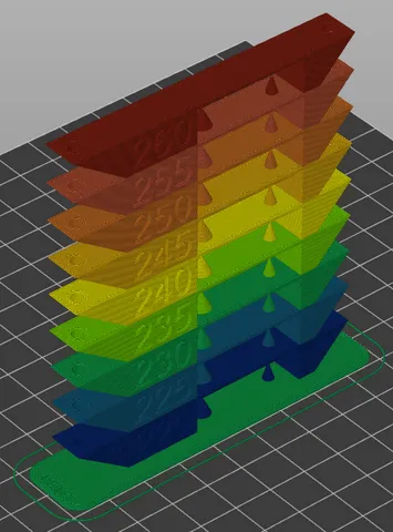 Ender 3 V2 Temp Tower PETG