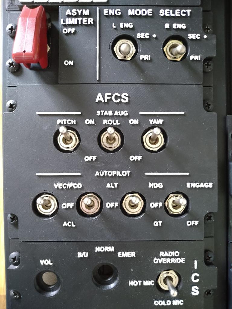 F-14 Tomcat AFCS Panel