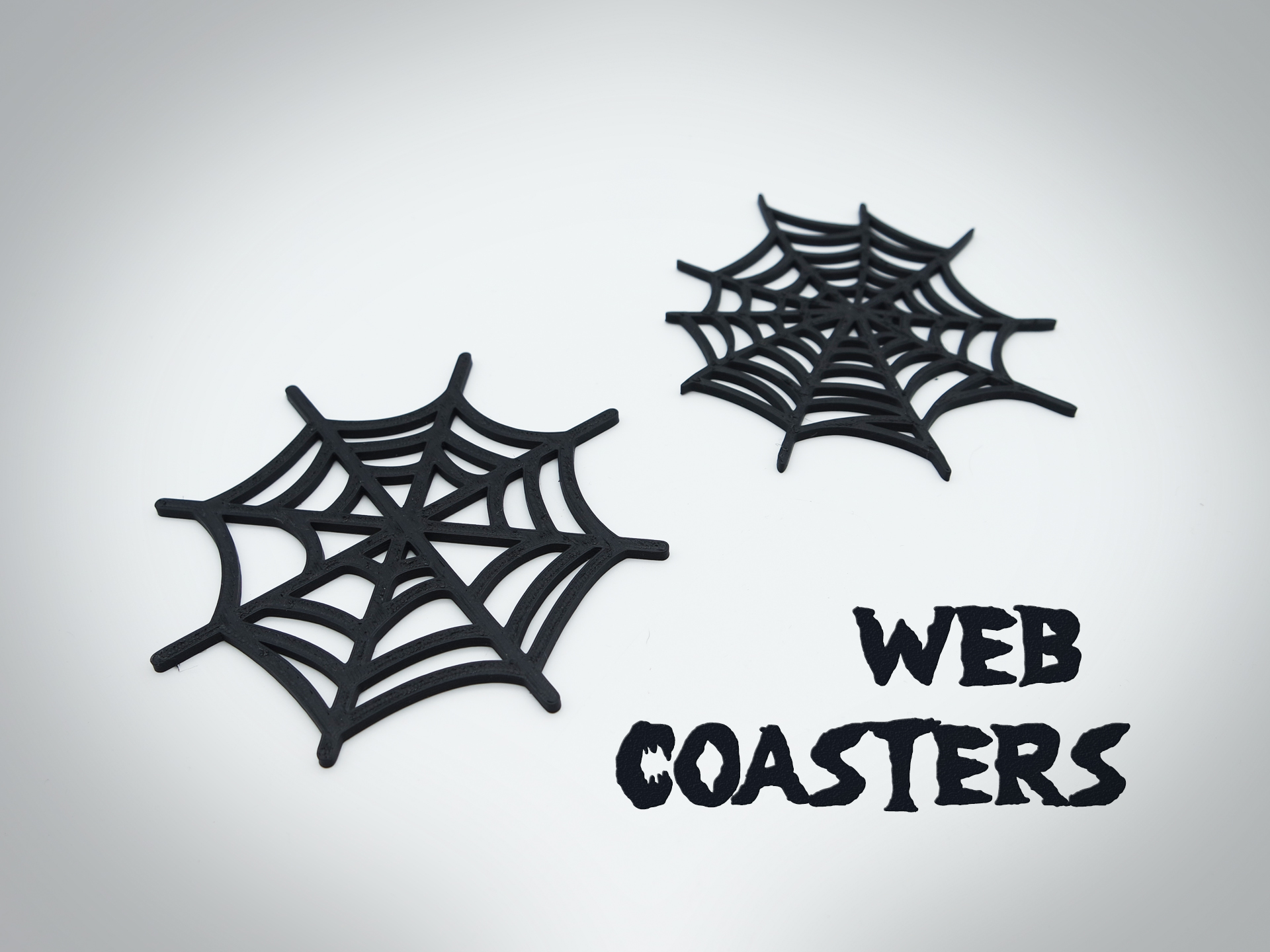 Halloween Spider Web Coasters