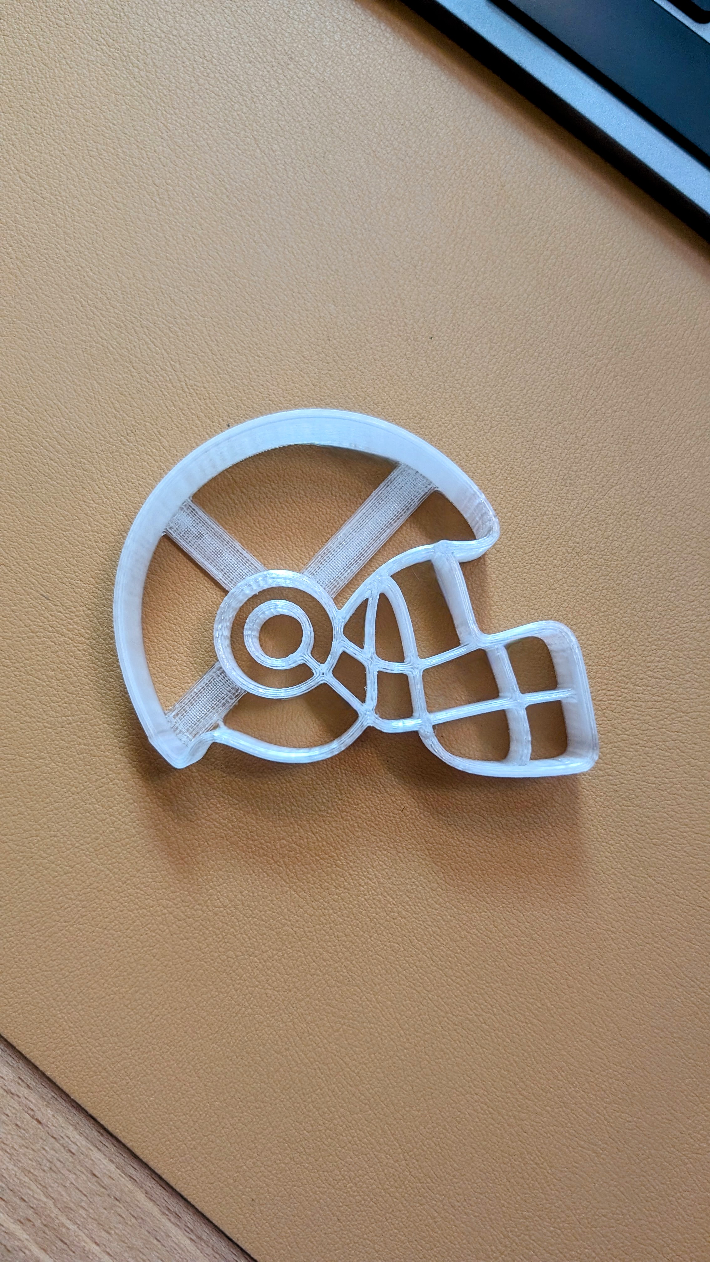 American football cookie cutters