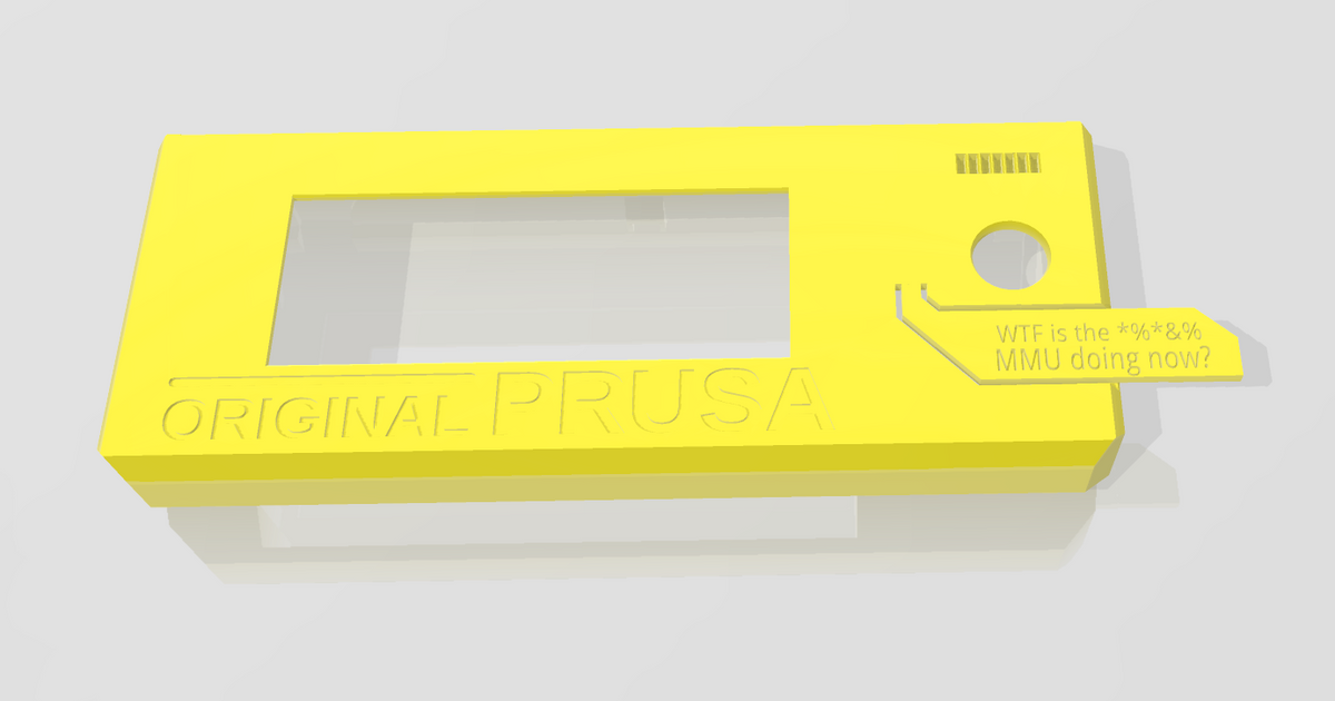 LCD Cover with extended reset button alternatives. by ihavegerms