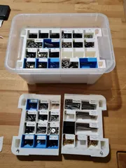 Modular, multi level IKEA Samla inserts