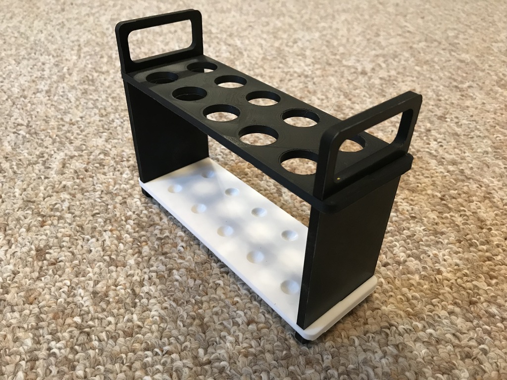 Miniatura 2 do modelo 3D Flat-Pack Test Tube Rack