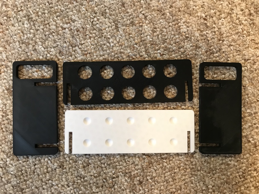 Miniatura 3 do modelo 3D Flat-Pack Test Tube Rack