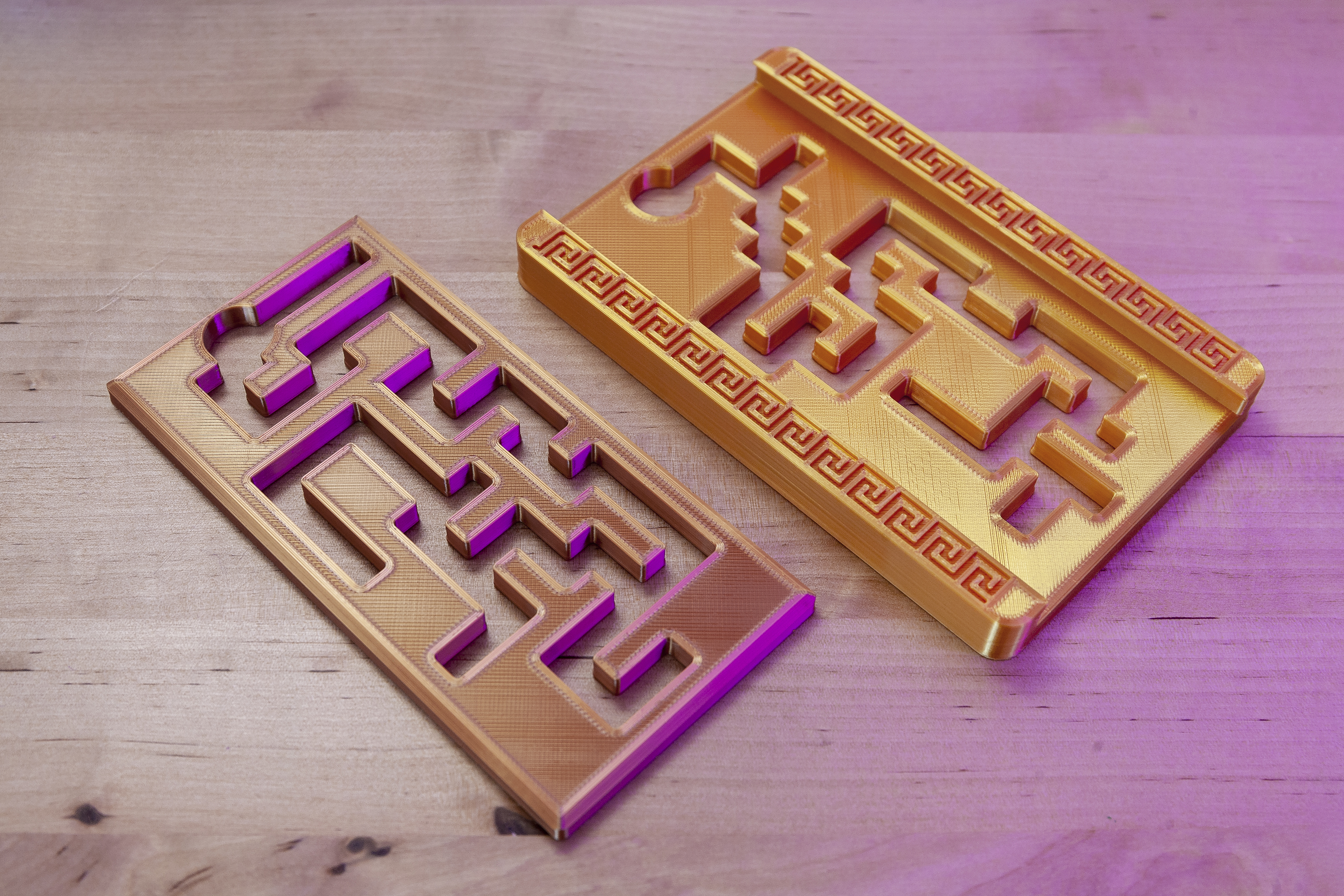 Miniatura 6 do modelo 3D Square Double Maze
