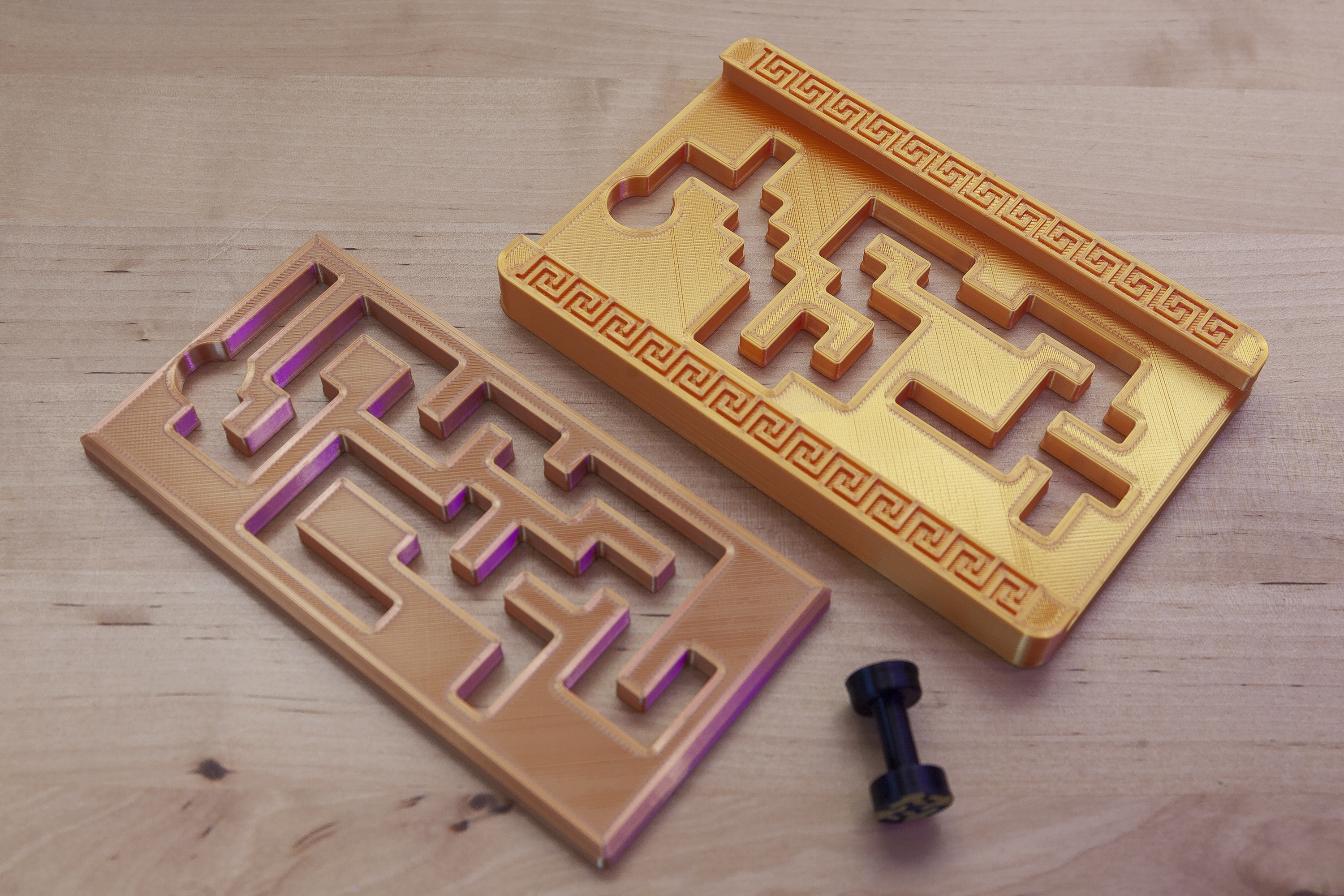 Miniatura 5 do modelo 3D Square Double Maze