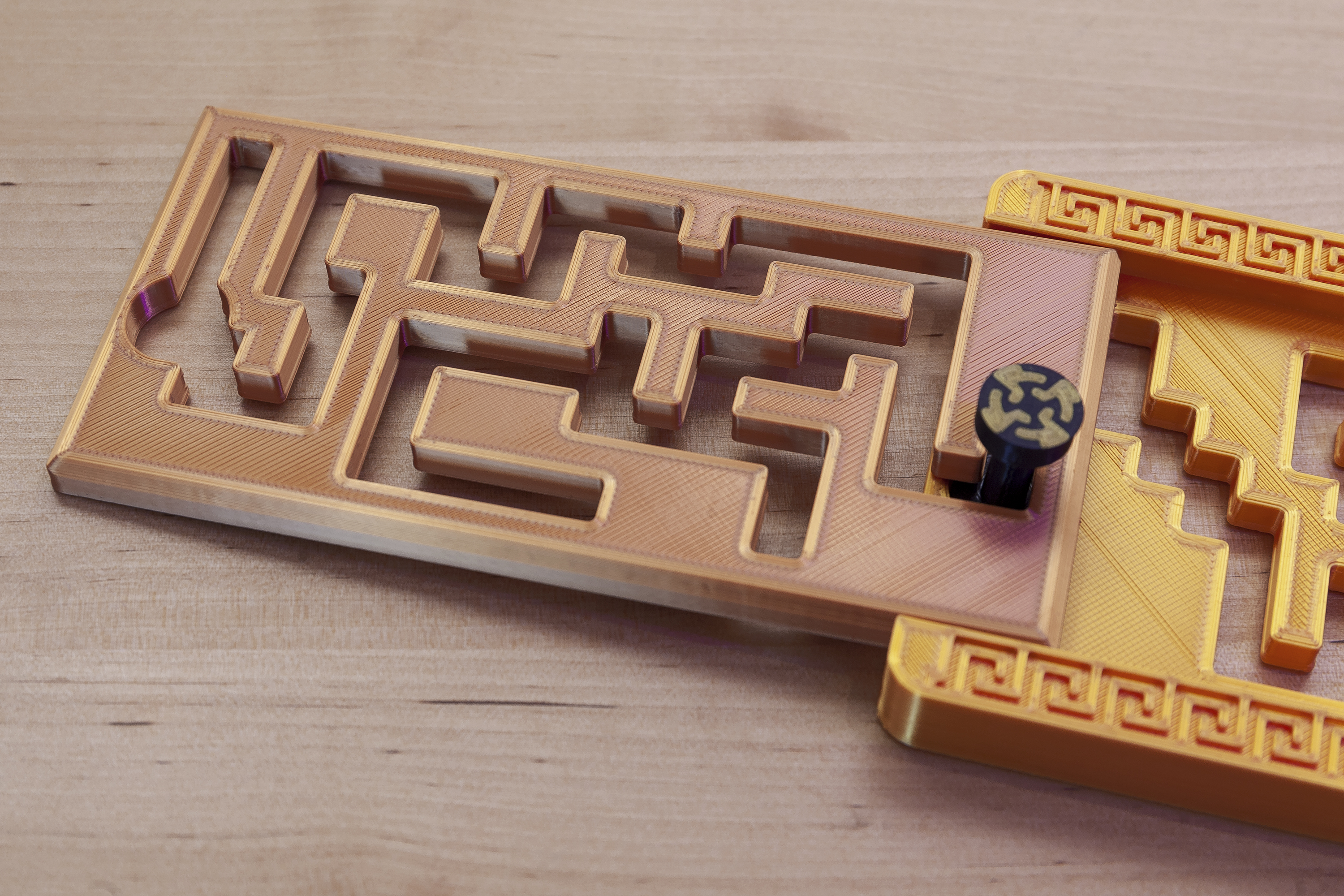 Miniatura 4 do modelo 3D Square Double Maze
