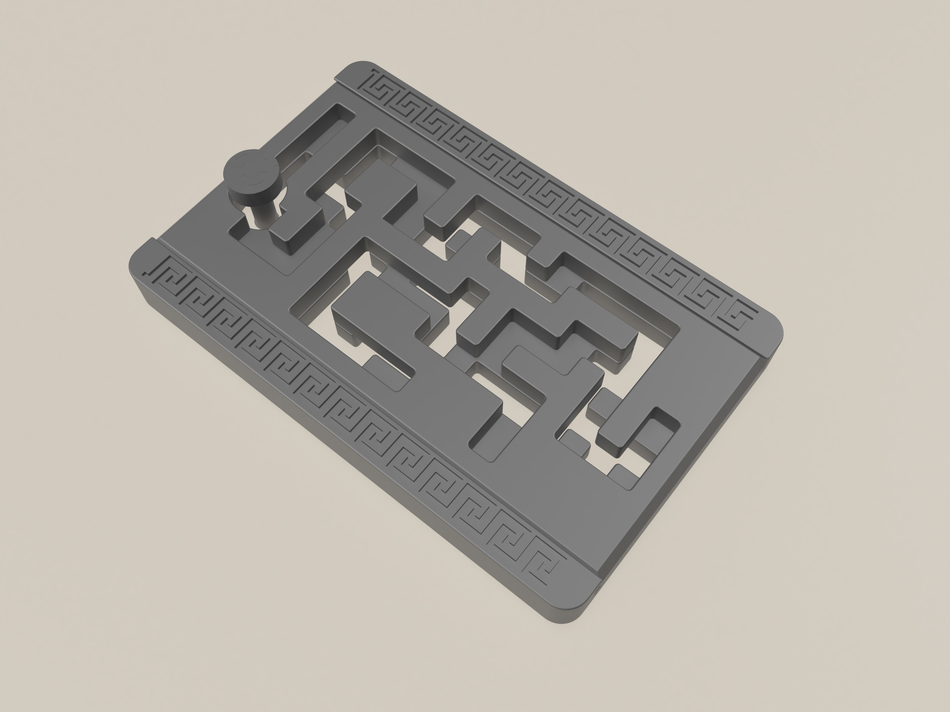 Miniatura 8 do modelo 3D Square Double Maze