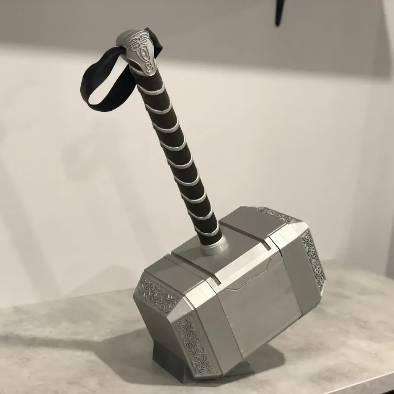 Thor Hammer (Mjolnir) by ToolsToMars, Download free STL model