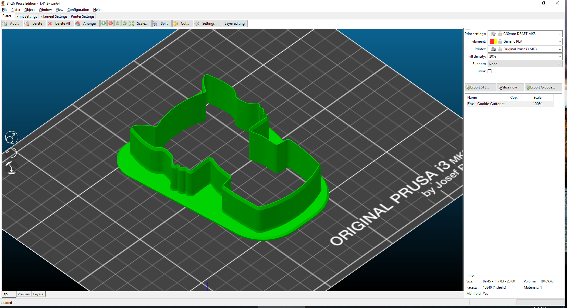 Fox - Cookie Cutter