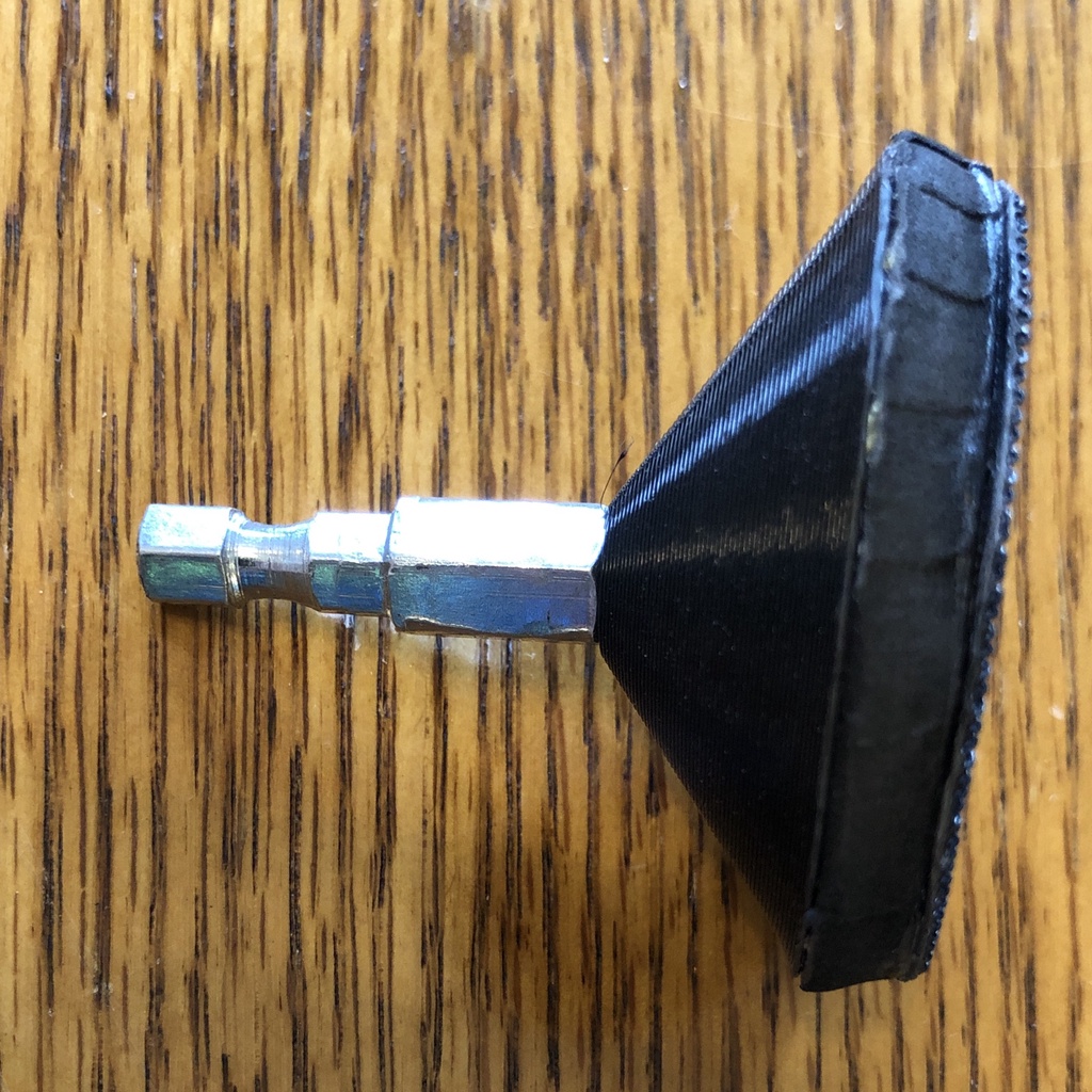 Sanding disk drill mount (openscad) by renschler Download free STL