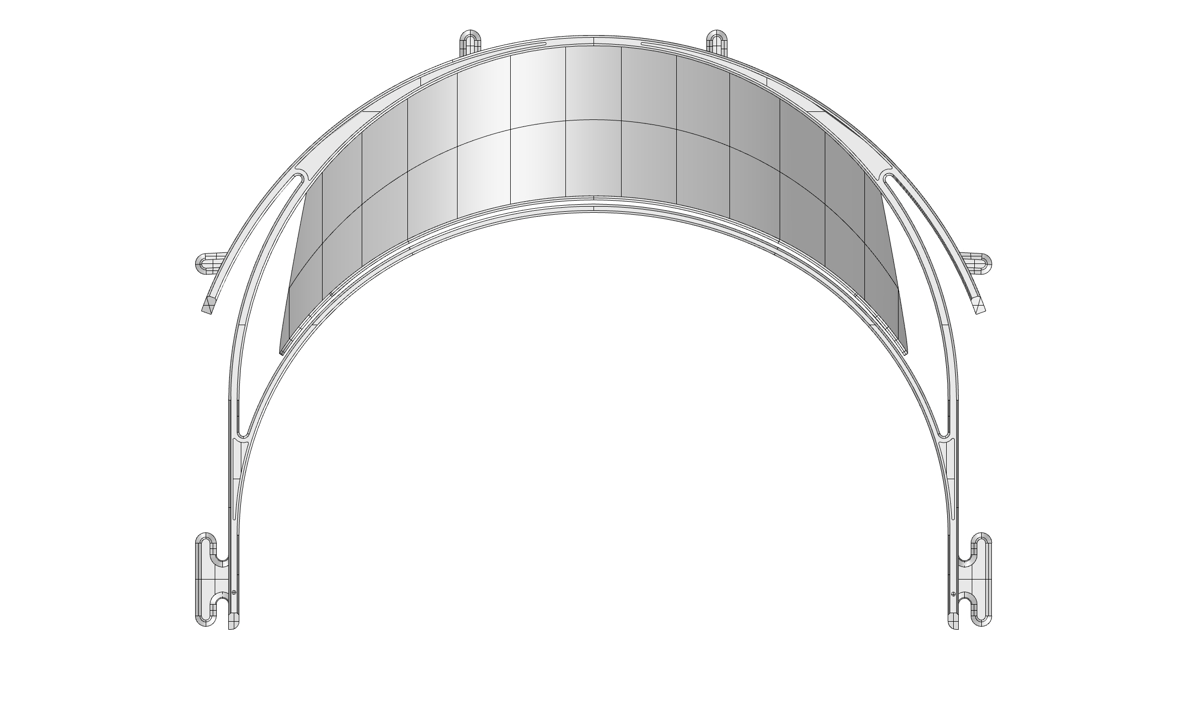 Stackable Faceshield-band with integrated cap. — miniatura 3