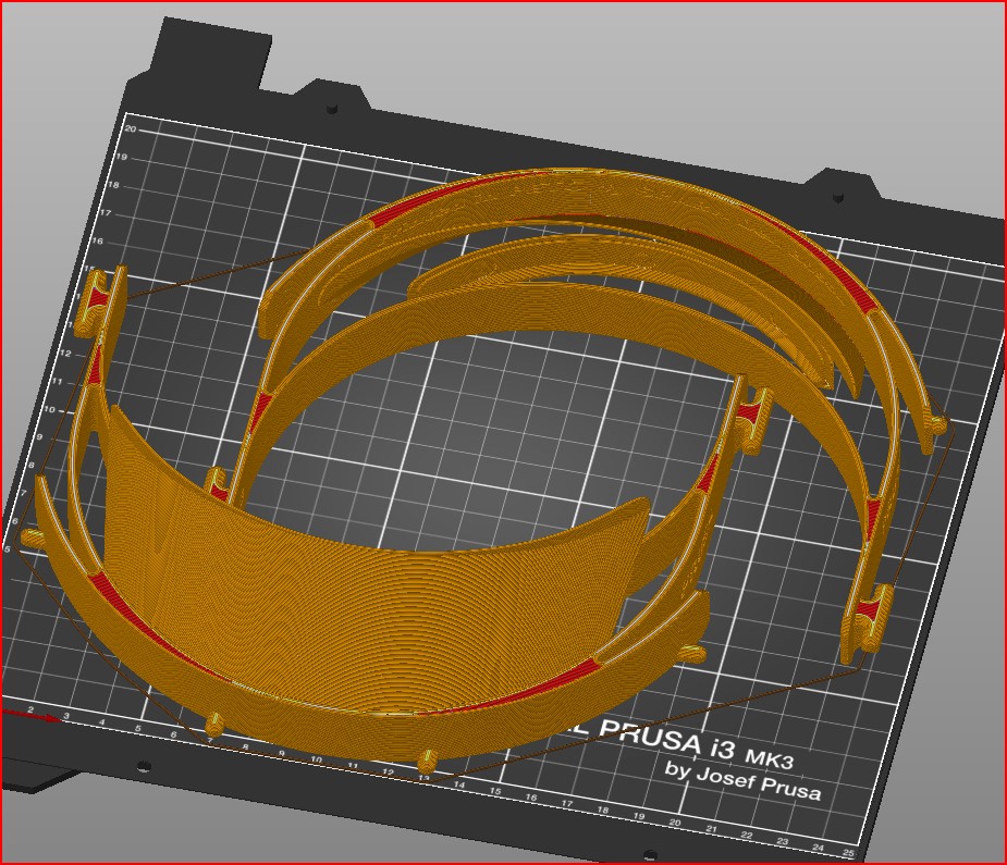 Stackable Faceshield-band with integrated cap. — miniatura 4