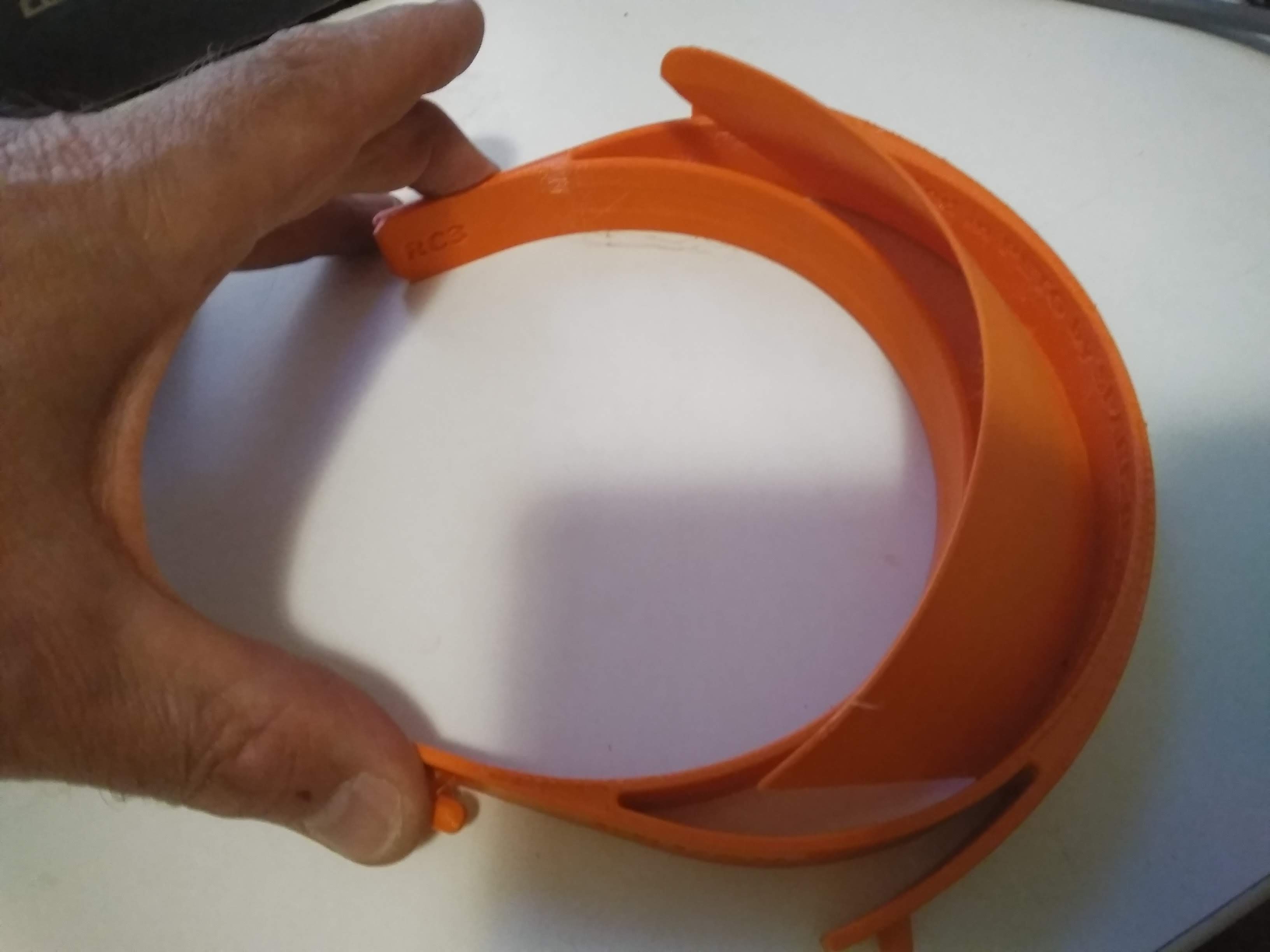 Stackable Faceshield-band with integrated cap. — miniatura 6