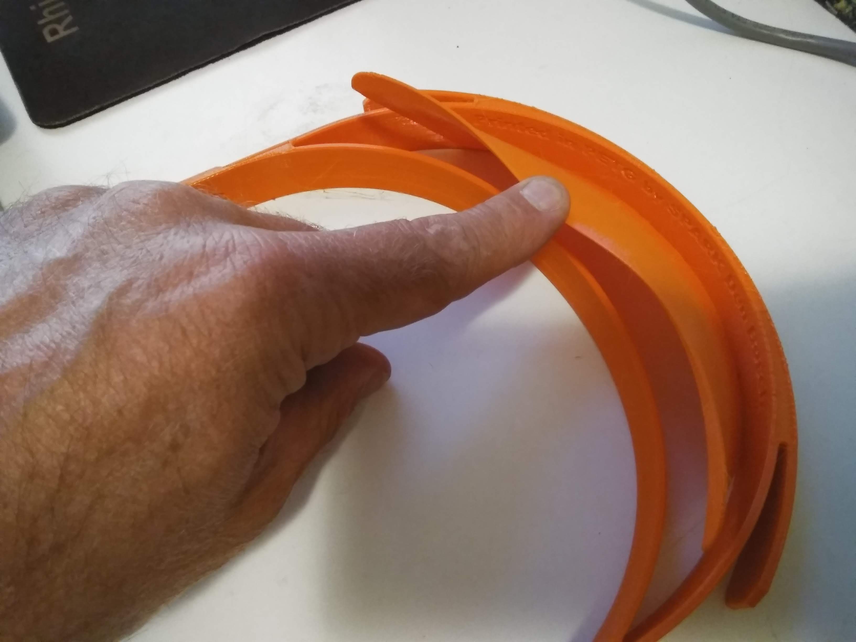 Stackable Faceshield-band with integrated cap. — miniatura 7