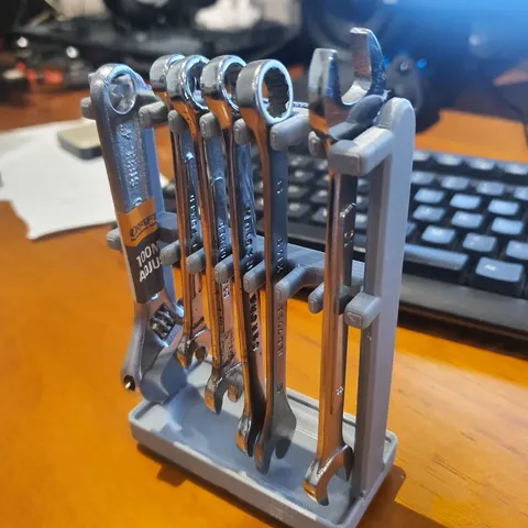 Gridfinity small wrench rack