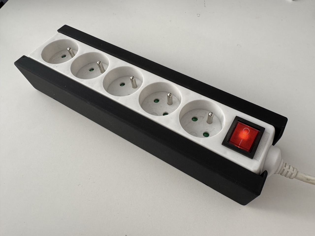 Power cord extention holder
