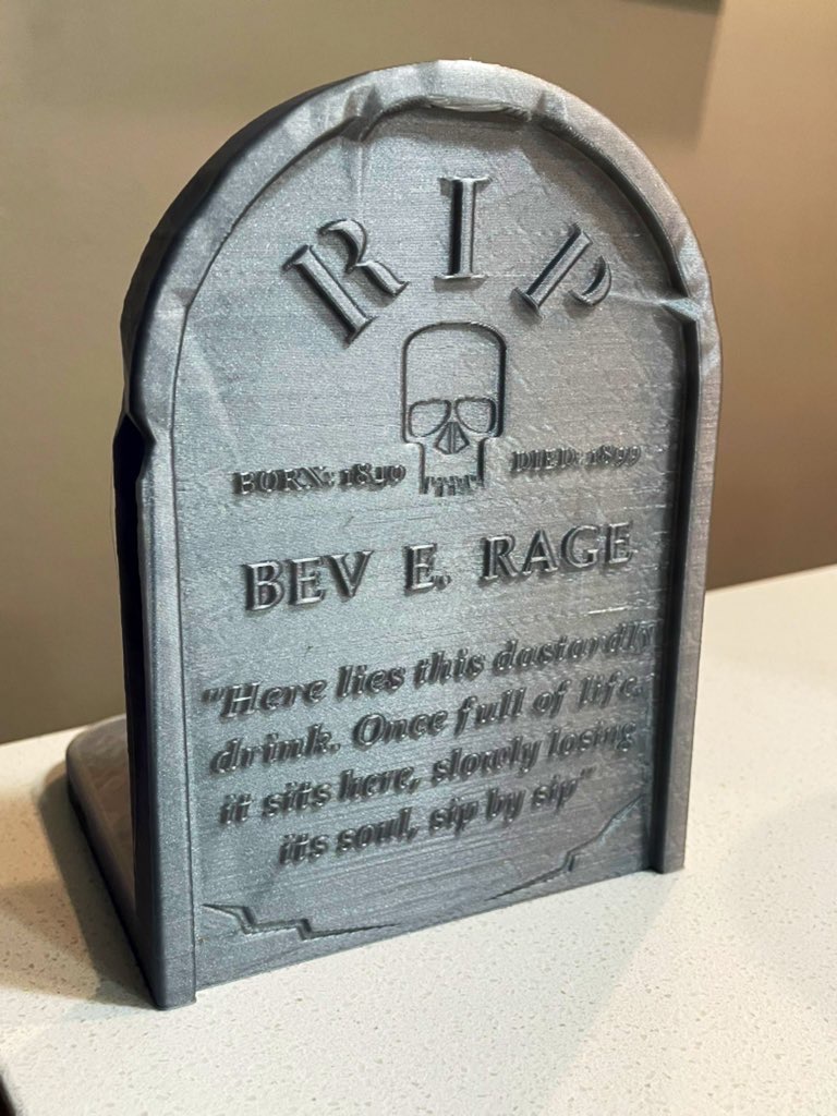 Tombstone Beverage Coaster