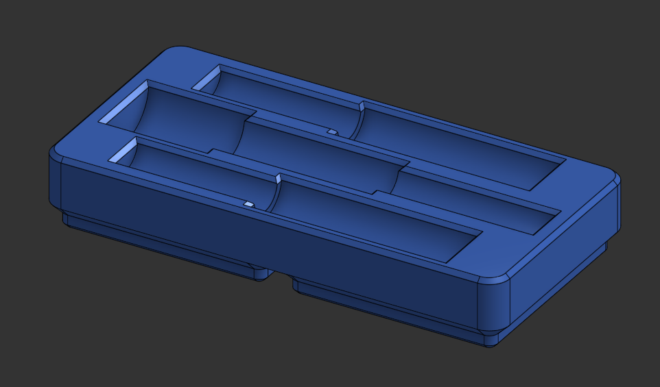 Gridfinity 2x1 - Drillbit Holder Holder