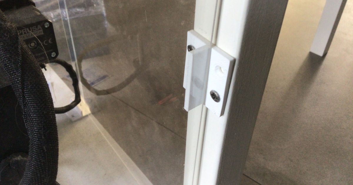 Plexiglass door counterholder by Twan.V Download free STL model