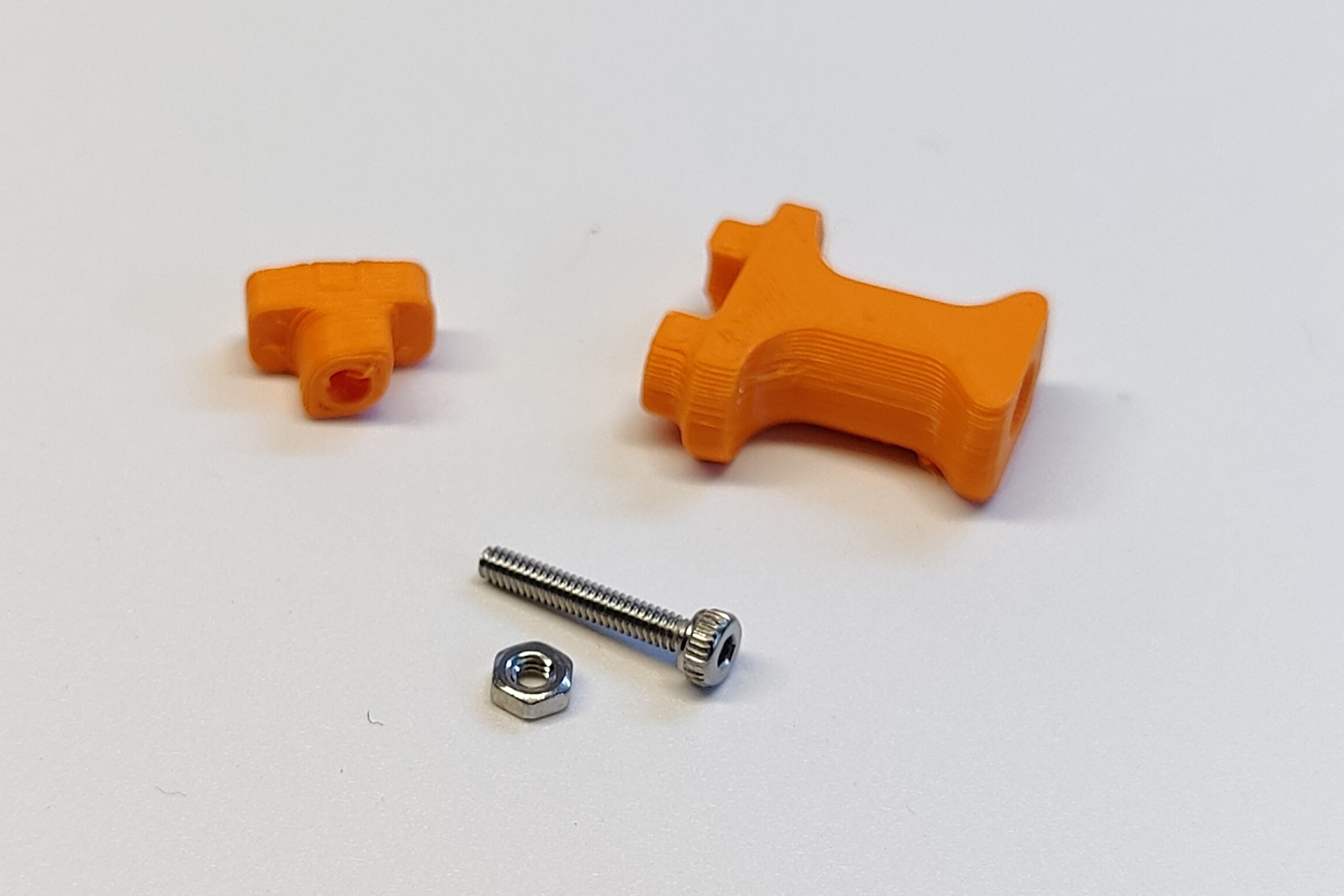 Simple screwed TNuts Hook for Ikea Skadis by Clemi Download free STL